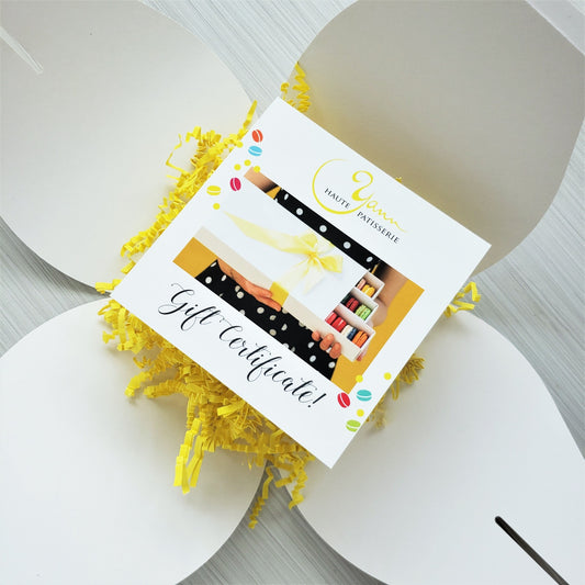 GIFT CERTIFICATE BOX