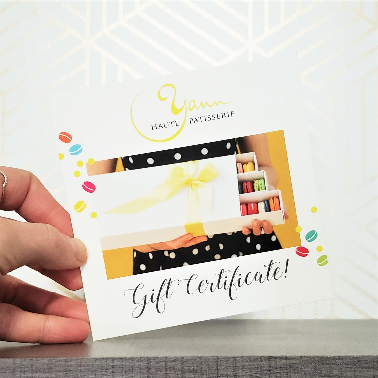 GIFT CERTIFICATE BOX