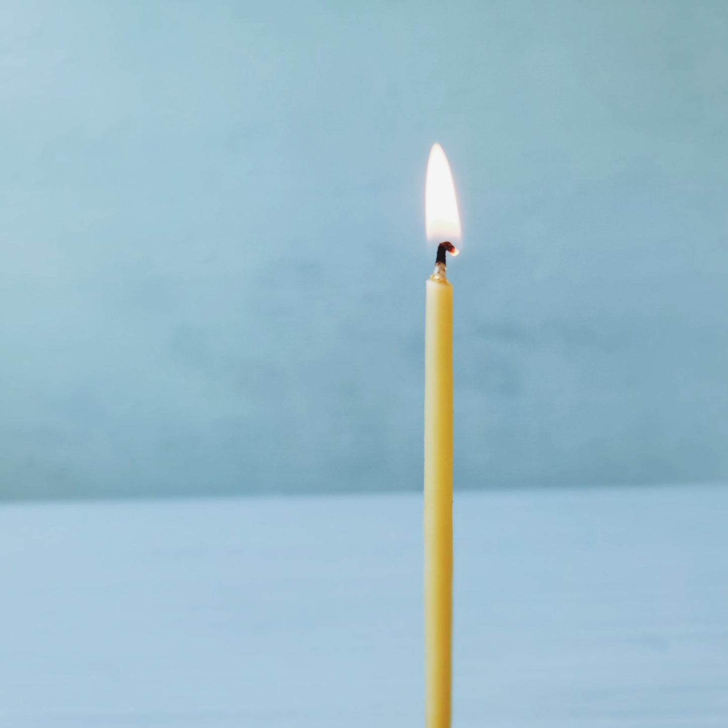 One wish candle, all natural. Yann Haute Patisserie, authentic French dessert bakery for the best croissants, cakes, chocolate, bread & macarons! Visit our yellow house at 320, 23rd Ave SW in Calgary.