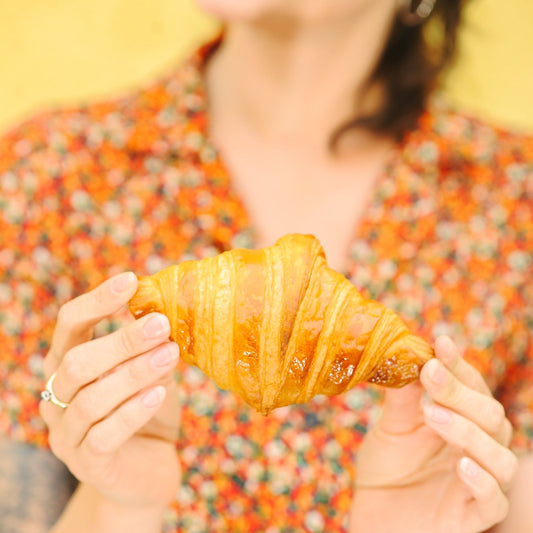 When a classic butter croissant is your favorite treat in the whole world! Yann Haute Patisserie, authentic French bakery in Calgary, making croissants, macarons, cakes & bread!