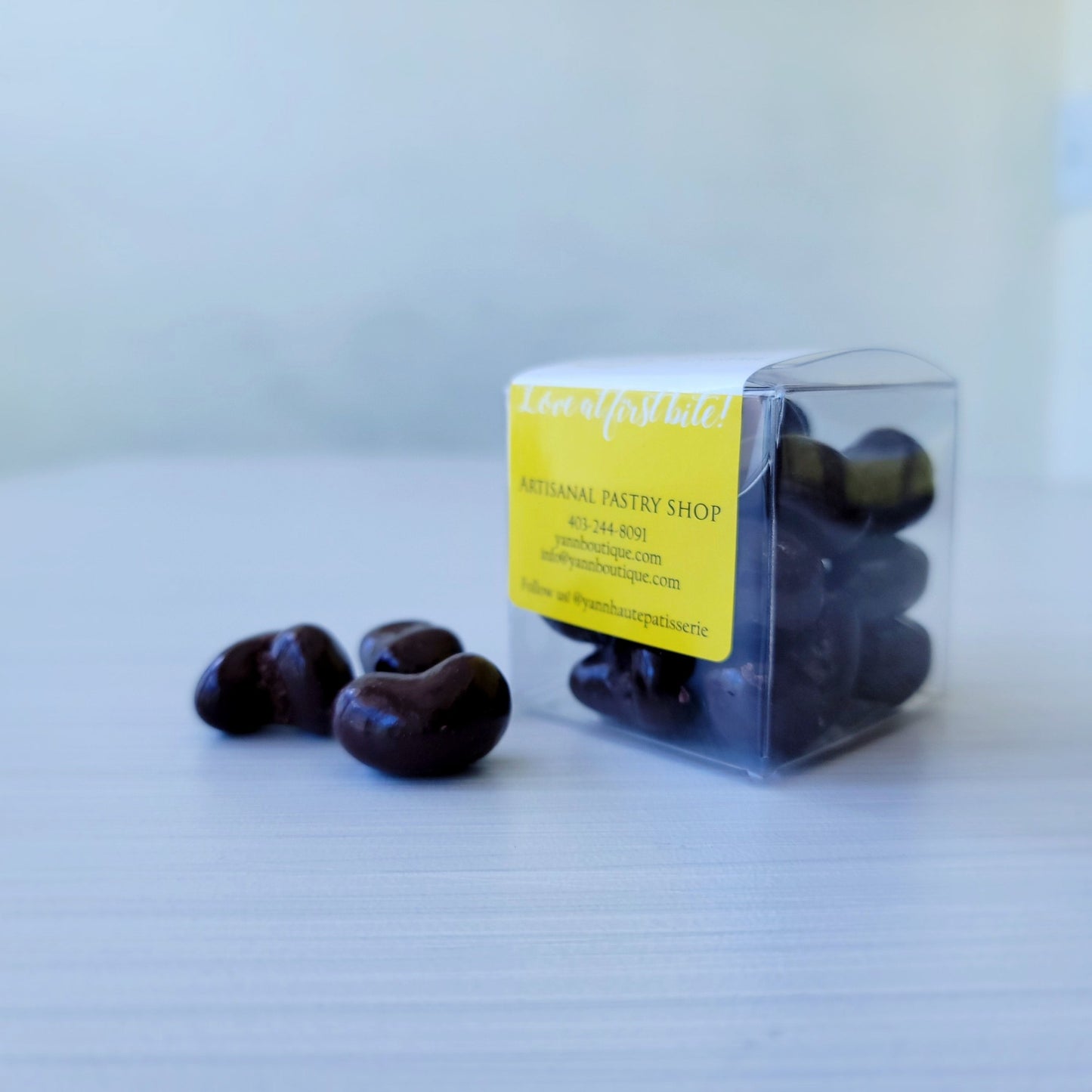 Cashew Cube - Authentic French desserts at Yann Haute Patisserie your Calgary bakery for the best cakes, macarons, croissants, breads and more!