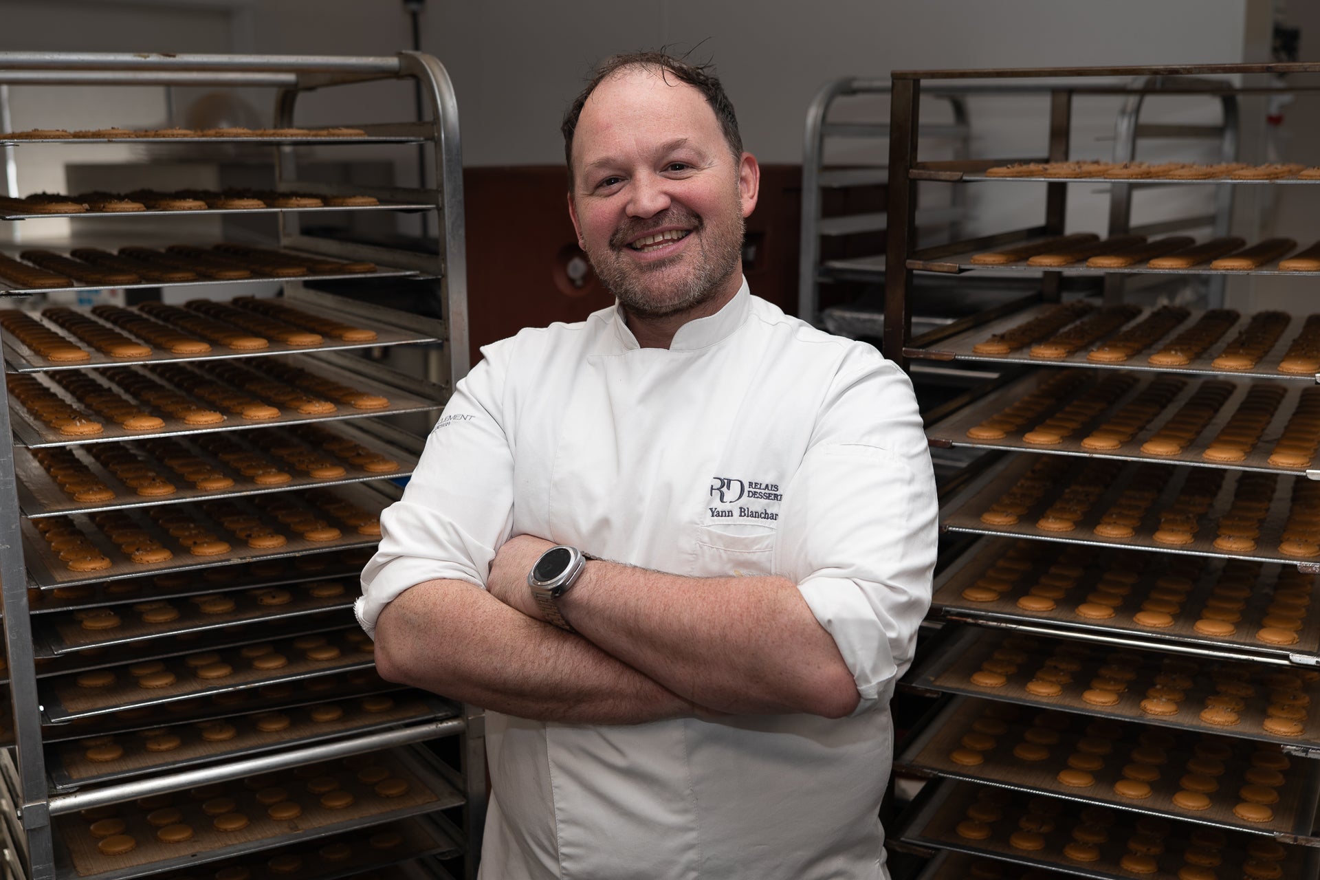 Chef Yann Blanchard combines traditional French pastry techniques with premium ingredients to create cakes, macarons, chocolates, croissants, and desserts enjoyed throughout Calgary.