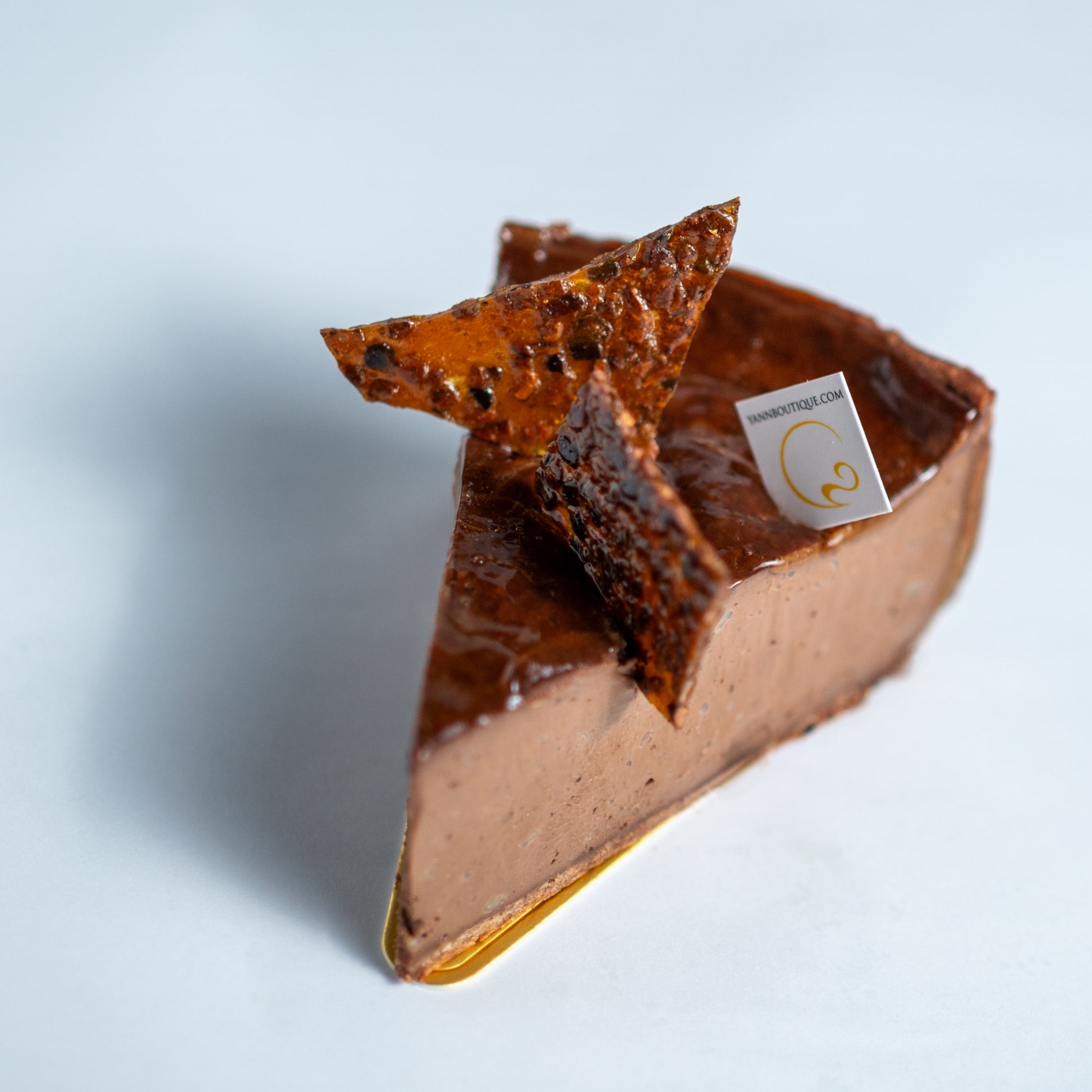 Chocolate dessert slice from Yann Haute Patisserie