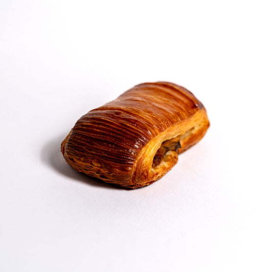 <p>Our lovely homemade croissant dough with a salmon béchamel inside for a great savoury option.</p> <p>Enjoy it anytime, cold on the go, or warmed up at home/office.</p> Yann Haute patisserie, Calgary.