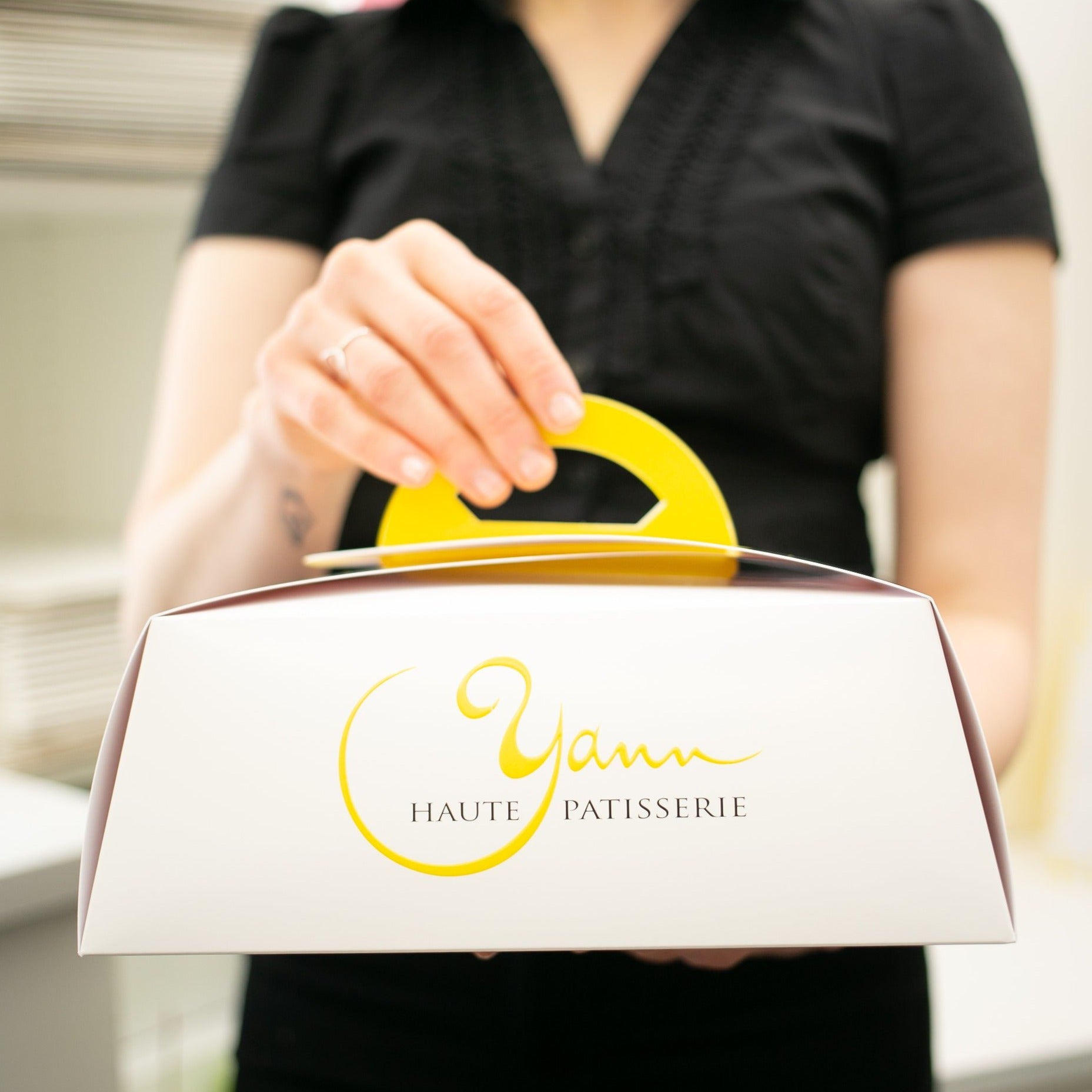 Shopping our boutique from anywhere! The gift of choice for the best cakes in Calgary at Yann Haute Patisserie. Macarons, cakes, bread & croissants!